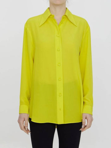 23 ss Yellow Silk Shirt 731203ZAAOG7278 B0020170344 - GUCCI - BALAAN 1