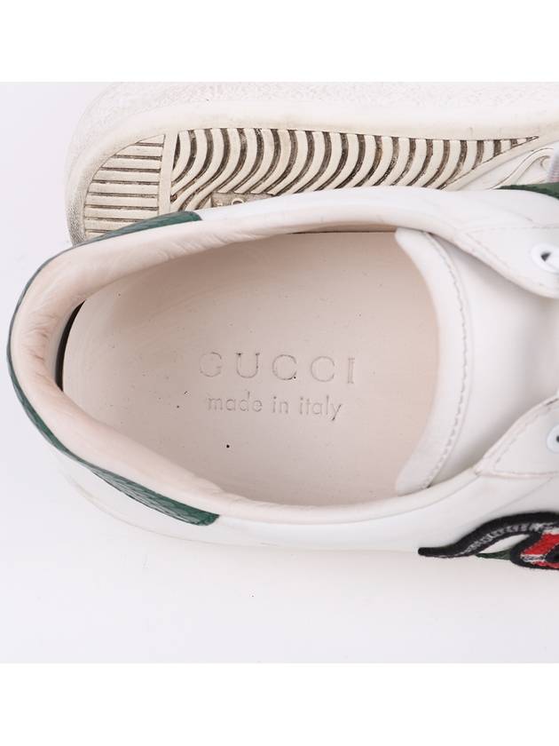 White Snake Logo Sneakers 456230 - GUCCI - BALAAN 10