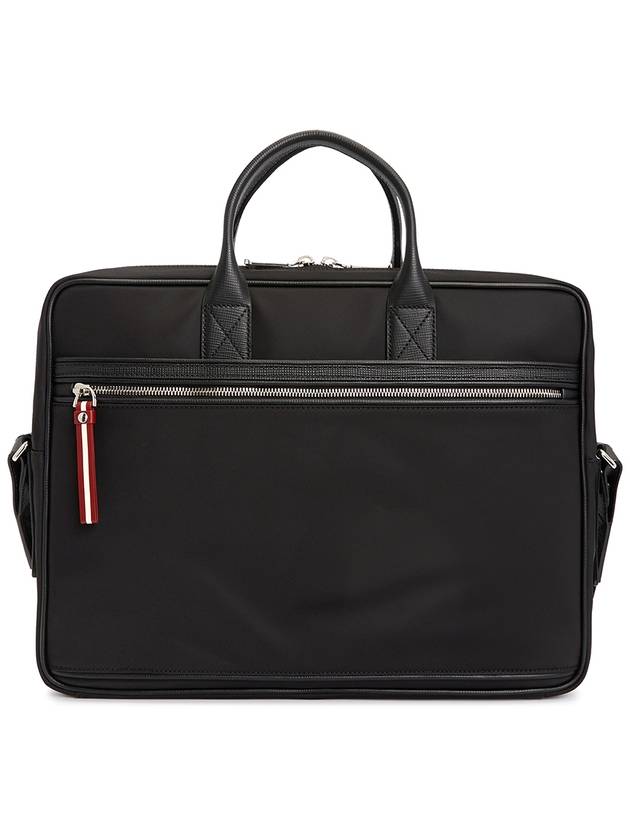 Faldy Nylon Brief Case Black - BALLY - BALAAN.