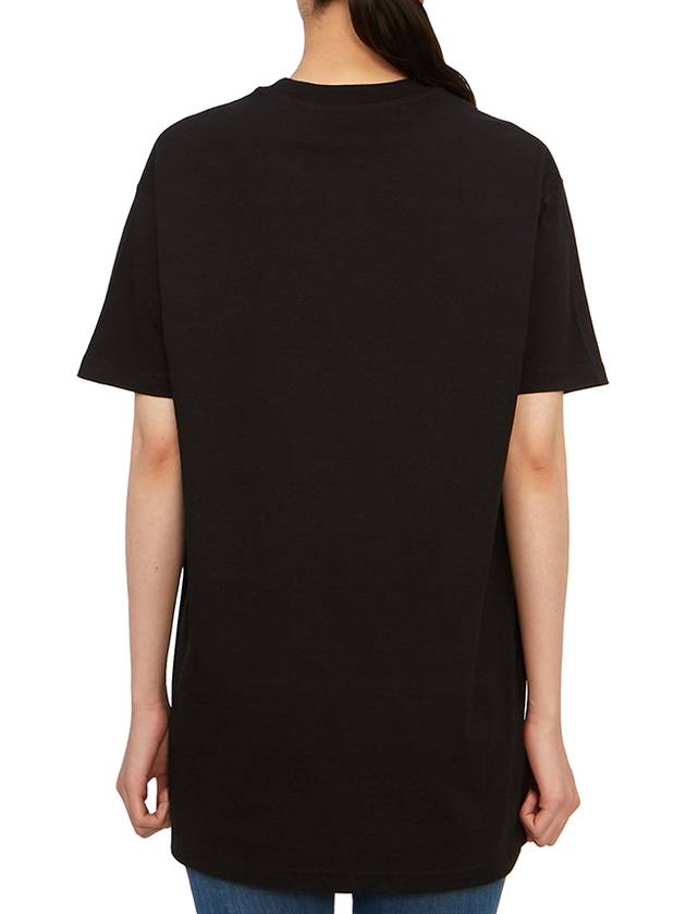 ORB Logo Cotton Short Sleeve T-Shirt Black - VIVIENNE WESTWOOD - BALAAN 6