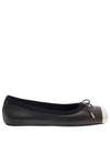 Metal Toe Ballerina Flats Black - ALEXANDER MCQUEEN - BALAAN 2