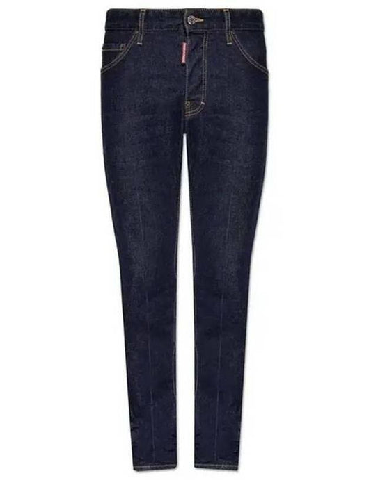 Icon Logo Cool Guy Skinny Jeans Navy Blue - DSQUARED2 - BALAAN 2