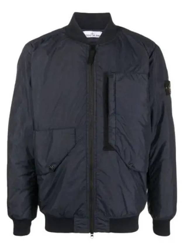 Garment Dyed Crinkle Reps Jacket Navy - STONE ISLAND - BALAAN 2