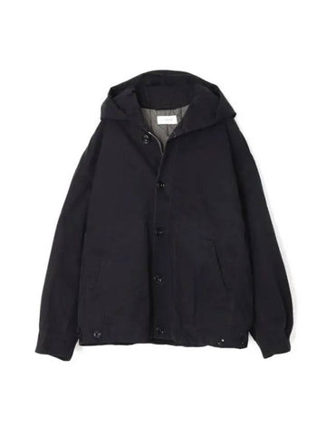 Oversized Hooded Jacket Black - LEMAIRE - BALAAN 1