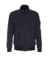 Garment Dyed Crinkle Reps Nylon Zip-up Jacket Navy - STONE ISLAND - BALAAN 1