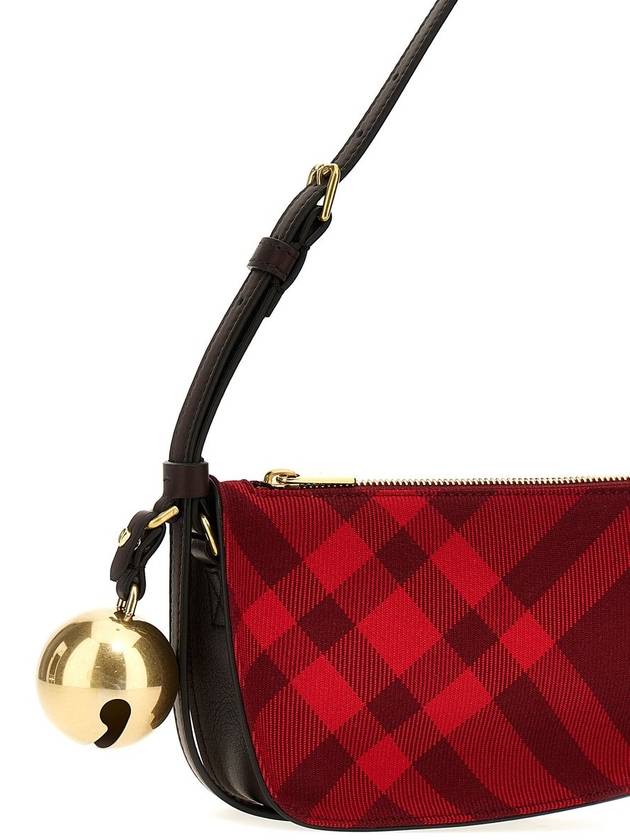 Shield Check Pattern Mini Shoulder Bag Red - BURBERRY - BALAAN 4