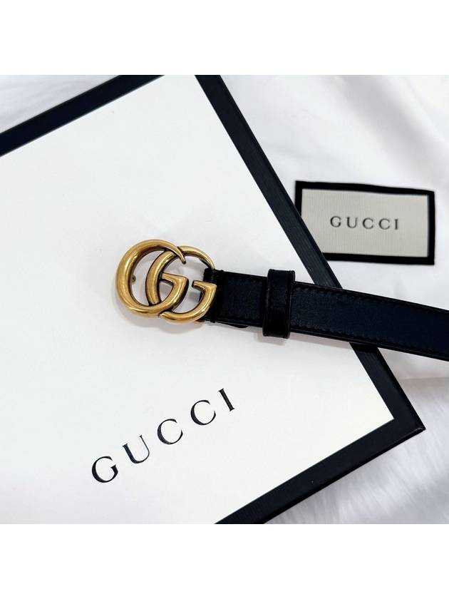 GG Marmont Women s Belt Black 409417 - GUCCI - BALAAN 4