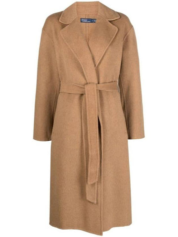 belt waist wrap style coat 211910359002 - POLO RALPH LAUREN - BALAAN 1