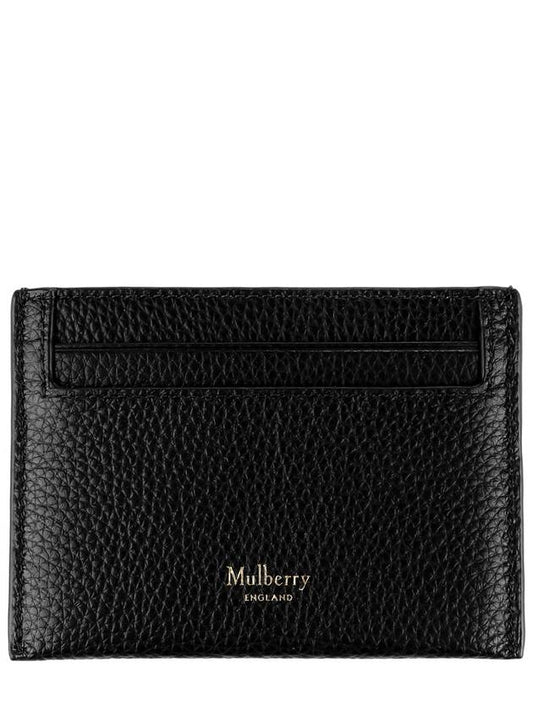 Continental Classic Small Grain Leather Card Wallet Black - MULBERRY - BALAAN 2