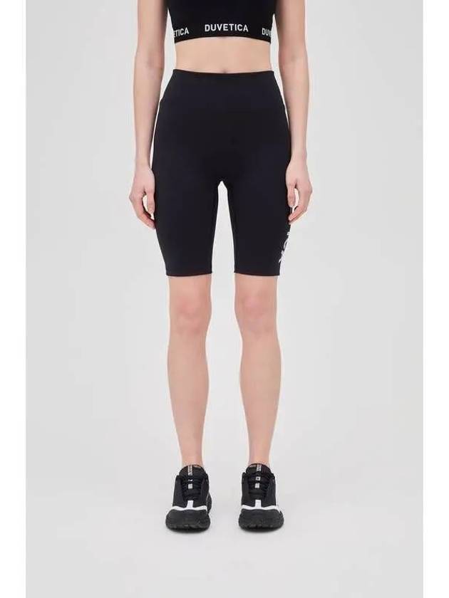 Ola Shorts Black Women s Leggings - DUVETICA - BALAAN 1