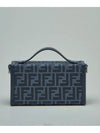 Baguette Soft Trunk Cross Bag Blue - FENDI - BALAAN 5