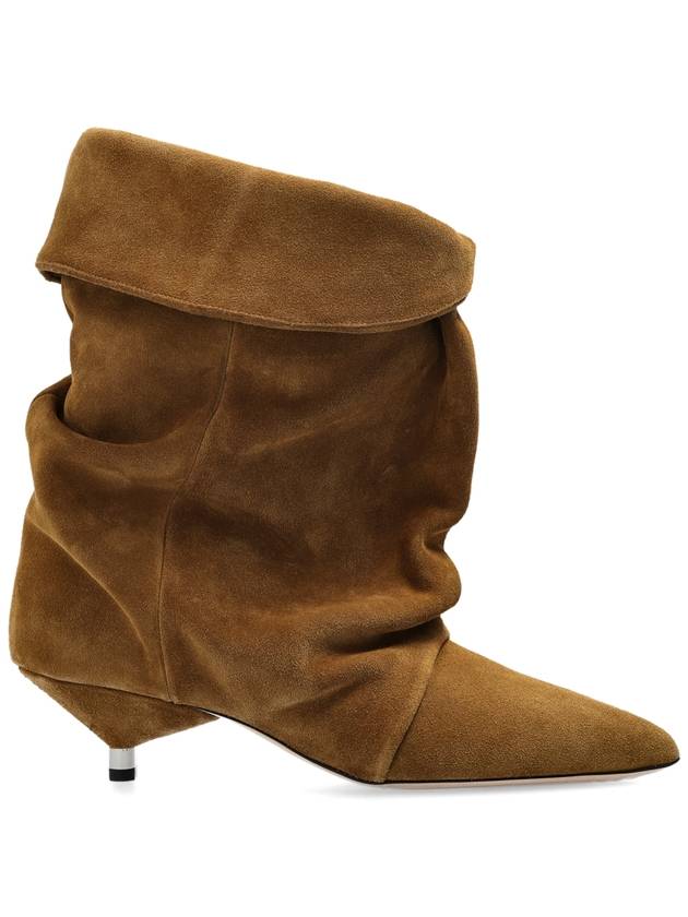 Isabel Marant Suede Heeled Ankle Boots Edrik, Women's, Brown - ISABEL MARANT - BALAAN 1