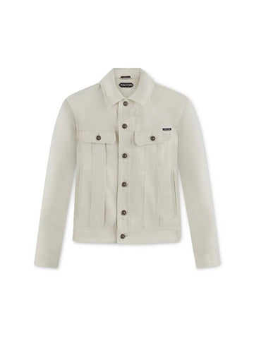 Cotton Jacket Grey - TOM FORD - BALAAN 1