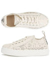 Lauren Lace Low Top Sneakers Mild Beige - CHLOE - BALAAN 2