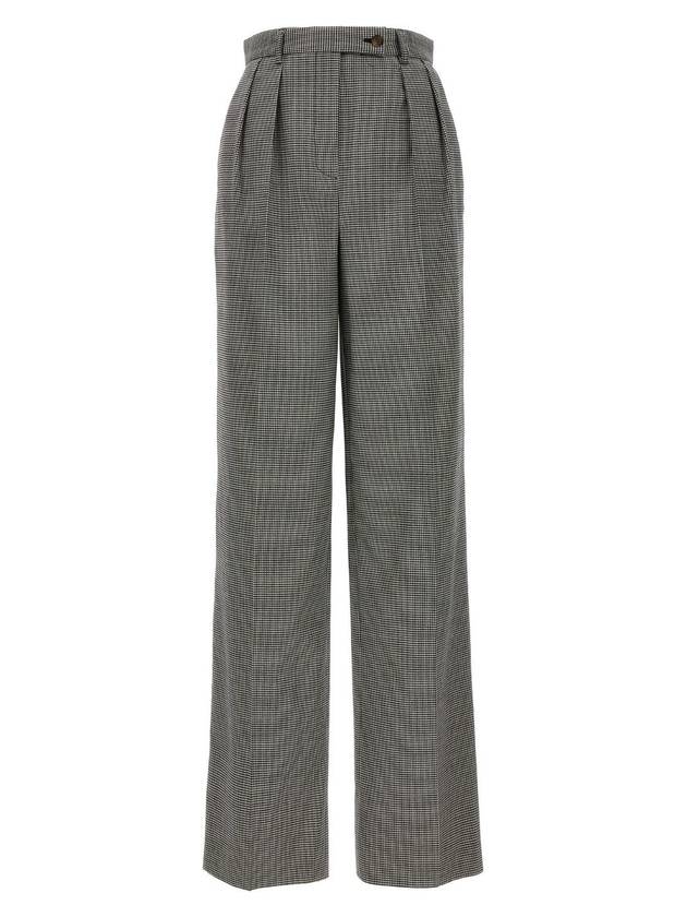 FW 23 24 pants pied de poule ROPX30100ARX190001 - ROCHAS - BALAAN 1