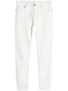 Alexandre Mattiussi Denim Straight Jeans White - AMI - BALAAN 1