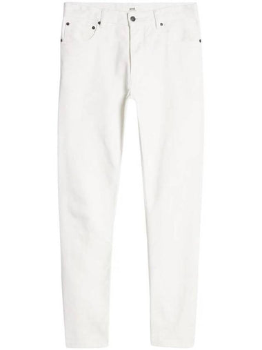 Alexandre Mattiussi Denim Straight Jeans White - AMI - BALAAN 1