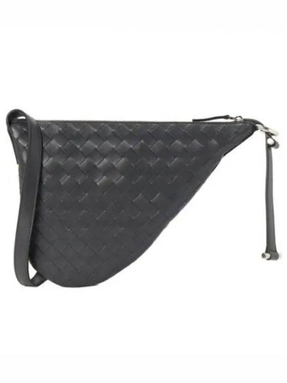 Intrecciato Small Bergul Cross Bag Grey - BOTTEGA VENETA - BALAAN 2