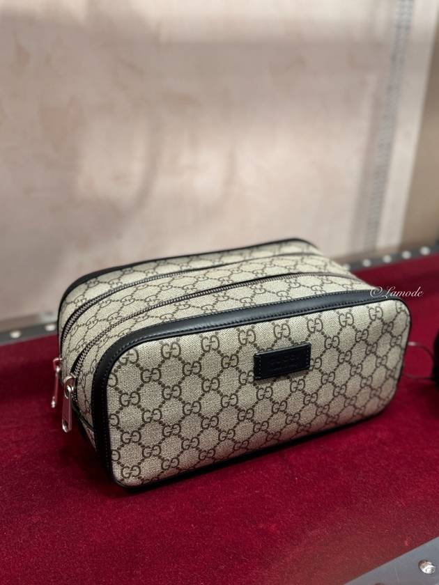 Men's GG Supreme Pouch Bag Beige - GUCCI - BALAAN 2