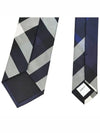 Classic Cut Check Silk Tie Navy - BURBERRY - BALAAN 4