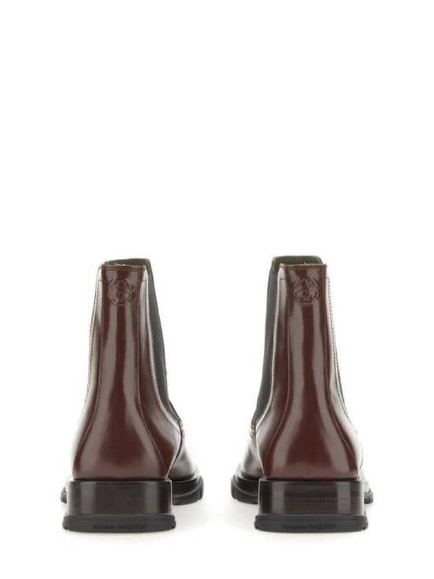 Beatle Chealsea Boots Brown - ALEXANDER MCQUEEN - BALAAN 4