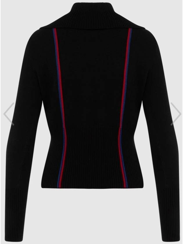 Cashmere Motif Turtleneck Black - DIOR - BALAAN 7