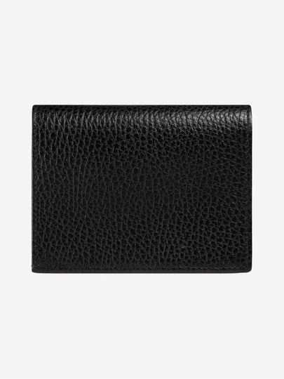 GG Marmont Leather Half Wallet Black - GUCCI - BALAAN 2