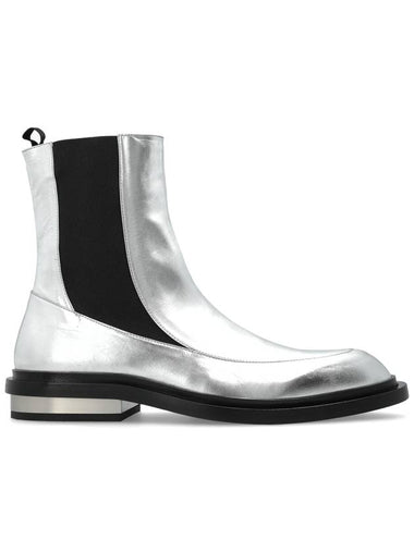 JIL SANDER Ankle Boots, Men's, Silver - JIL SANDER - BALAAN 1