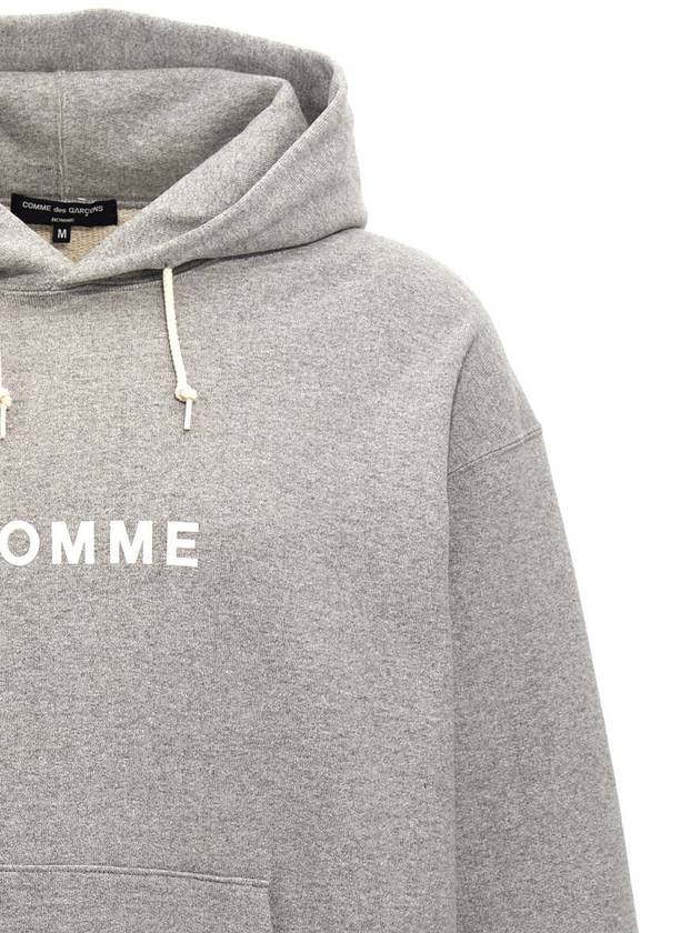 Comme Des Garçons Homme Logo Print Hoodie - COMME DES GARCONS - BALAAN 3