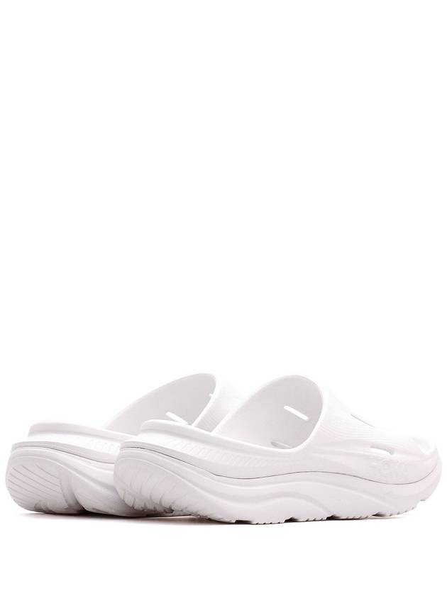 Ora Recovery Slide 3 Slippers White - HOKA ONE ONE - BALAAN 4