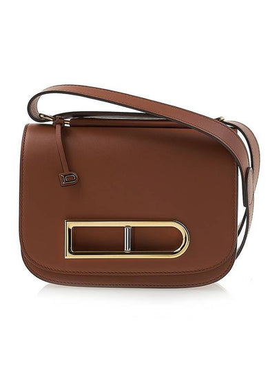 Lingot Olen Calf Leather Shoulder Bag Tan - DELVAUX - BALAAN 2