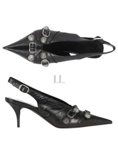 Cagole Slingback Heels Black - BALENCIAGA - BALAAN 2