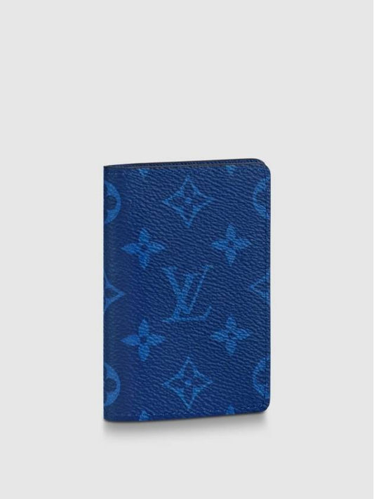 Men's Pocket Organizer Card Wallet Navy Blue - LOUIS VUITTON - BALAAN 2