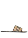 Check Quilted Slippers Beige - BURBERRY - BALAAN 2