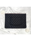 Classic Clutch Caviar Black Large Silver A82552 - CHANEL - BALAAN 8