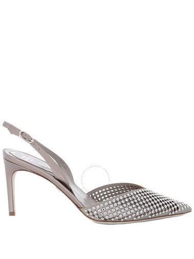 Rene Caovilla Ladies Ginger Crystal 80 Slingback Pumps, Brand Size 36 ( US Size 6 ) - RENE CAOVILLA - BALAAN 1