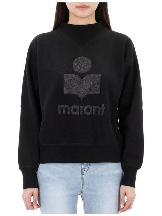 Etoile Women's Logo Print Sweatshirt Black - ISABEL MARANT - BALAAN 2