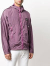 Logo Patch Nylon Metal Hooded Jacket Pink - STONE ISLAND - BALAAN 4