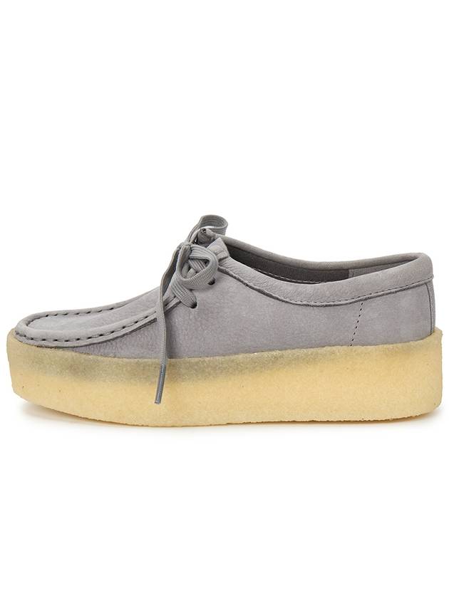 Originals Wallabee Cup Nubuck Loafer Steel Grey - CLARKS - BALAAN 4