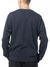 Regenerative Organic Certified Crewneck Cotton Long Sleeve T-Shirt Smolder Blue - PATAGONIA - BALAAN 4