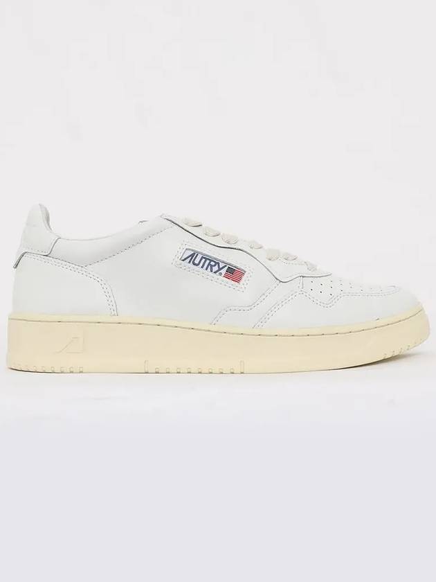 Medalist Leather Low Top Sneakers White - AUTRY - BALAAN 4