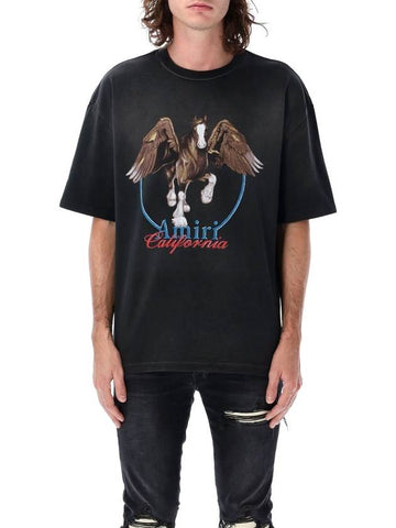 VINTAGE WASH PEGASUS TEE - AMIRI - BALAAN 1