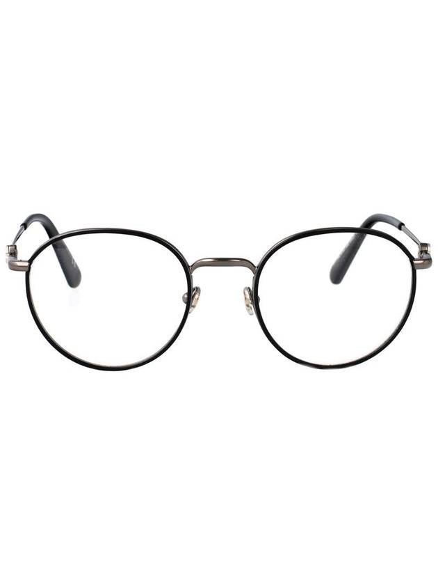 Eyewear Round Metal Eyeglasses Black - MONCLER - BALAAN 2