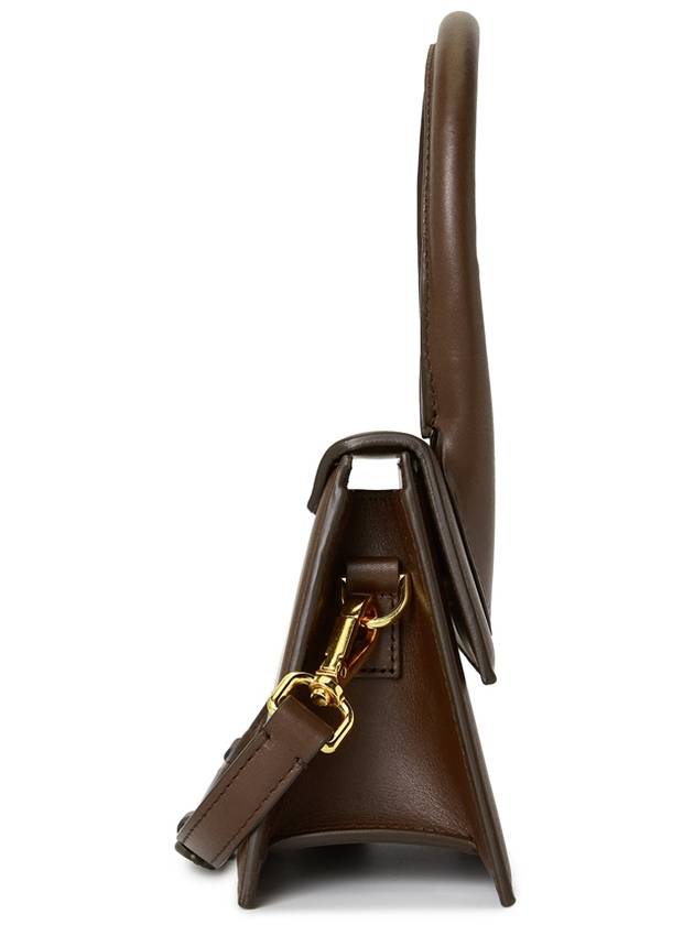 Le Chiquito Moyen Signature Mini Tote Bag Dark Brown - JACQUEMUS - BALAAN 4