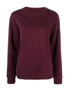 Stitched Crewneck Sweatshirt Burgundy - MAISON MARGIELA - BALAAN.