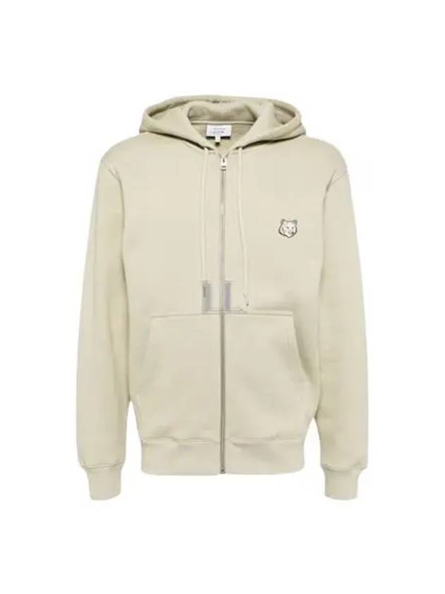 Bold Fox Head Patch Cotton Zip-Up Hoodie Ash Tree - MAISON KITSUNE - BALAAN 2