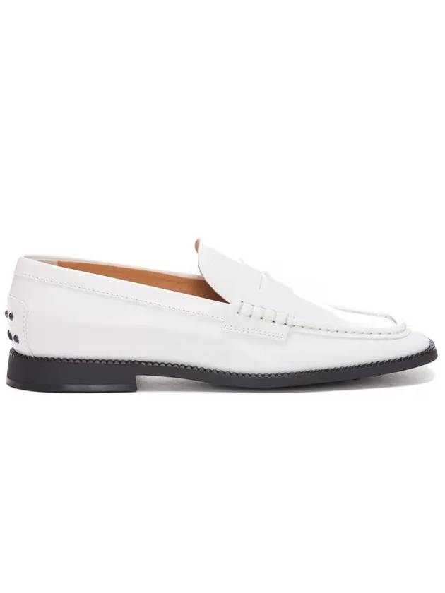 Leather Loafers White - TOD'S - BALAAN 1