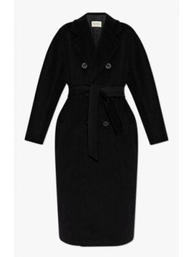 Madame Wool Cashmere Double Coat Black - MAX MARA - BALAAN 2