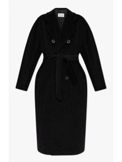 Madame Wool Cashmere Double Coat Black - MAX MARA - BALAAN 2