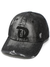 Point Logo Washed Denim BB Cap Black - OGARP - BALAAN 3